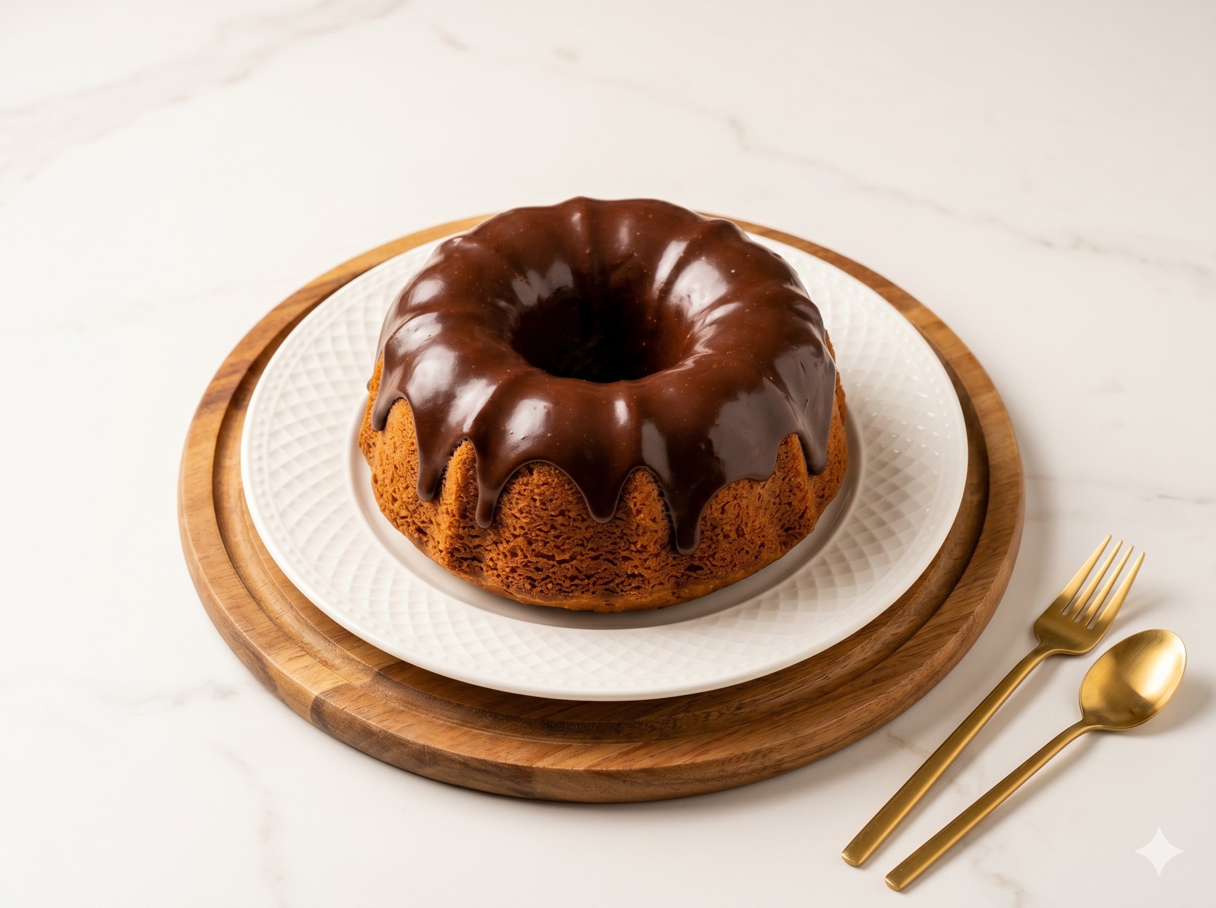 Bolo Caseiro de Cenoura com Brigadeiro